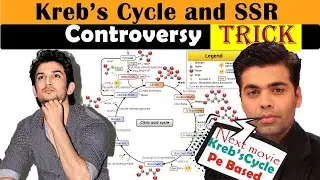 TRICK To Learn Kreb's Cycle From SSR Death Controversy #neettricks #neet2021