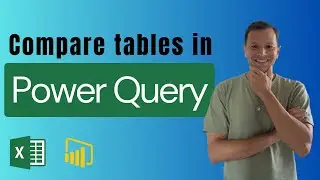 Compare tables using Power Query Editor in Power BI or Excel