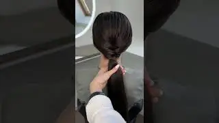 A bun for very long and thick hair🤩Hairstyles for the lazy