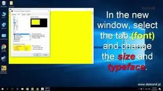How to change the font and color of the console CMD,  Windows 10
