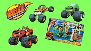 BLAZE & THE MONSTER MACHINE PLAYSET & NEW TRUCKS!!