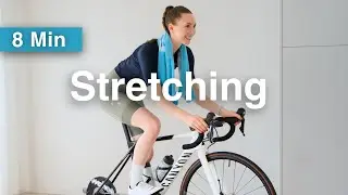 Dehnen nach dem Radfahren (8 Min) | Beinrückseite & Hüftbeuger dehnen | Stretching für Radsportler