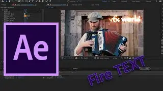 Fire Text Tutorial  II  After Effects
