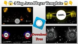 🔥4 Top Avee Player Visualizer Template Download 2023 || Dj Light Avee Player Template Zip File