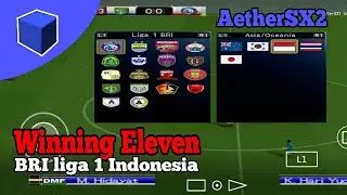 Winning Eleven Bri liga 1 Indonesia AetherSX2 Ps2
