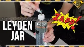 SHOCKING Science with a Leyden Jar! TKOR Details How To Make An Electroboom Leyden Jar!