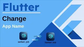 How to change Flutter App Name ? rename_app | Flutter package #flutter #2024