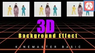 GRID GRAPHICS 3D BACKGROUND in Kinemaster | Kinemaster Video Editing | KineMaster BD
