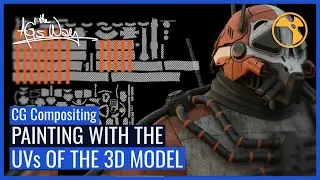 The AG's Way Nuke Compositing Course | Class 07-04 - CGC Painting with the UVs of the 3D Model
