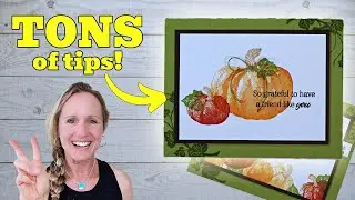 2 Easy Cards for Fall with TONS of Card Making Tips!!!