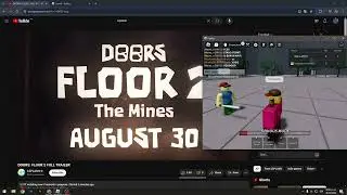 ME AND MY FRIEND REACTED TO DOORS FLOOR 2 FULL TRAILER ON ROBLOX