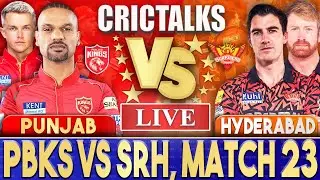 Live: PBKS Vs SRH, Match 23, Chandigarh | IPL Live Scores & Commentary | IPL 2024 | 3 Overs