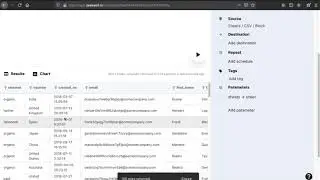 Create or replace a table in your database with SeekWell