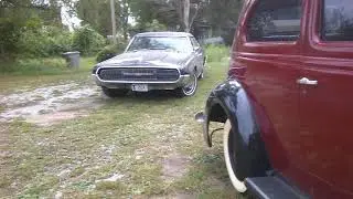 Ride along in 1936 Nash coupe and shoe box start up