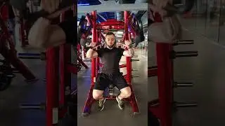 Настройка тренажёра на жим🙏 #спорт