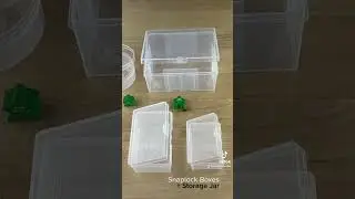 New Board Game Accessories - Snaplock Boxes and Storage Jars