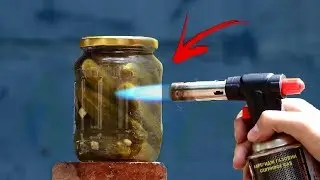 EXPERIMENT: TORCH GAS VS CUCUMBERS
