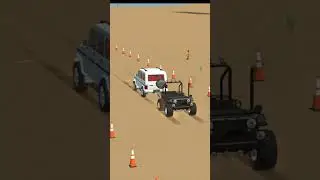 Jeep vs Mahindra Bolero thug of war It's a1 gamer #trending #car #gaming #game #short