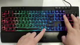 Redragon Shiva - All Lighting Effects & Typing Song