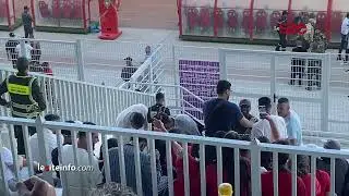 بوطويل ونجوم الوداد يتابعون مباراة الكوكب المراكشي من المدرجات