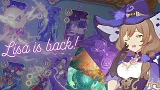 LISA IS TOO POWERFUL WITH HER TALENT CARD 🤯 ALSO THIS DECK IS KINDA GENIUS...? 🤔 | Genshin TCG