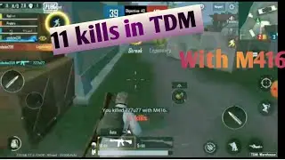 11 kills in TDM with M416 #gaming video #yash vlogs