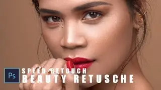 High End Beauty Retouching Timelapse