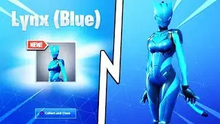 New BLUE LYNX Skin UNLOCKED in Fortnite.. How to Get FREE Blue Lynx Skin FAST & EASY in Fortnite!