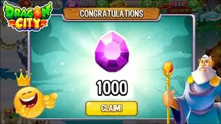How to get 1000 Gems in Dragon City for Beginners 2024 😍