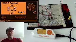 [25] Flipper Zero - GPIO 7-segment demo (on GitHub)