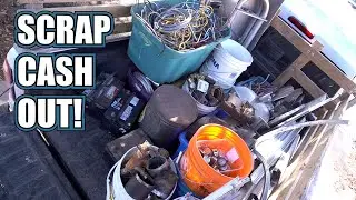 Heaps of Scrap Hauls! Processing, Sorting and Cashing Out