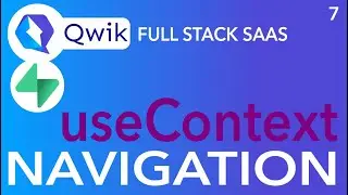 Qwik JS Full Stack App | useContext and Site Navigation | Part 7