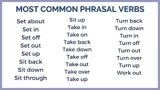 Most Commonly Used Phrasal Verbs (Part 4) | Quickly Upgrade Your English | Learn Phrasal Verbs