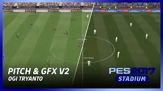 PES 2017 The Most Realistic Grass Ever! Unreal Pitch Graphics Update! (OG Pitch & GFX V2)