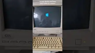 Using an old vintage CRT monitor on Windows 10 PC 