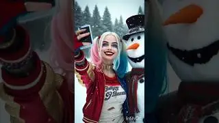 "Harley Quinn and Joker's Snowball Fight." #harleyquinn #harleyquinnshow #funny #dc #harleyquinngame