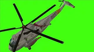 Flight green screen, Helicopter Flying Green Screen HD video 8