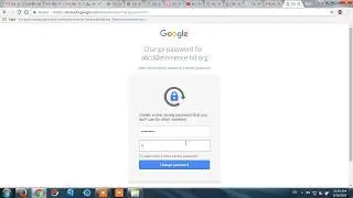 reset password at first login for g suite email user