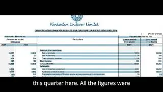 Hindustan Unilever Results | Hindustan Unilever Latest Results | Hindustan Unilever Q1 Results