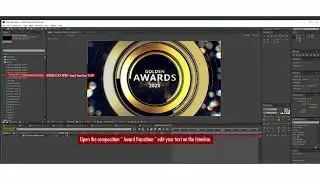Cobalt Golden Luxury Awards 4K - Free Download After Effects Templates with Help Video #aetemplates