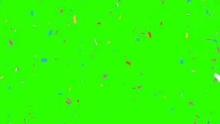 Confetti #3 / Green Screen - Chroma Key