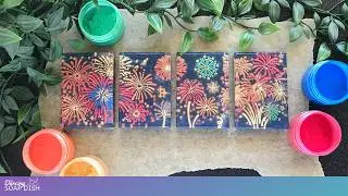 So Awesome!! Fireworks Melt and Pour Soap Bars / June 2024 Stamped Soap Challenge