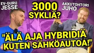 Batteries in electric and hybrid cars last 3,000 cycles, say Battery Doctor Juho and EV Guru Jesse