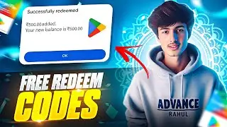 Free Redeem Code Today 🎁 | Unlimited Redeem Code wala app  | Free Diamonds 💎 Redeem Code kaise paye