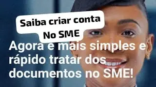 Como criar conta no novo site do SME (para agendamentos de passaporte)