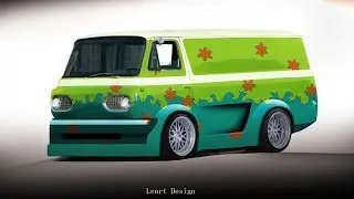 Ford Econoline Scooby Doo Van Virtual Tuning