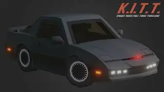 Low-Poly K.I.T.T.  [60FPS/4K]