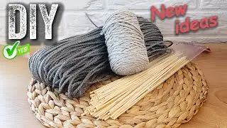 🔊УДИВИЛА ВСЕХ! 💥КРАСОТА ЗА КОПЕЙКИ ИЗ ПАЛОЧЕК, ВЕРЕВКИ, КАНАТА и доступных материалов своими руками.
