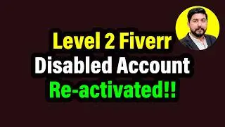 How to reactivate disabled fiverr account | Fiverr account disabled | How to recover fiverr account