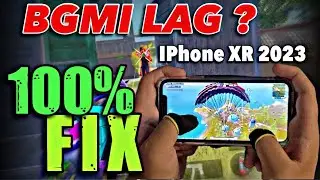 iPhone XR BGMI LAG fix 😍 100% BGMI Lag fix🔥 iPhone XR,11,12,13,14,15 IOS BGMI LAG
